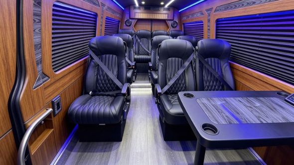 18 passenger sprinter van interior upland