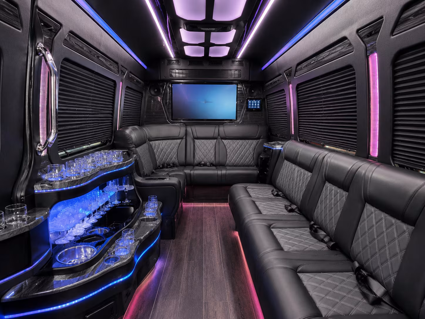 conference and convention sprinter van shuttles at the ontario convention center