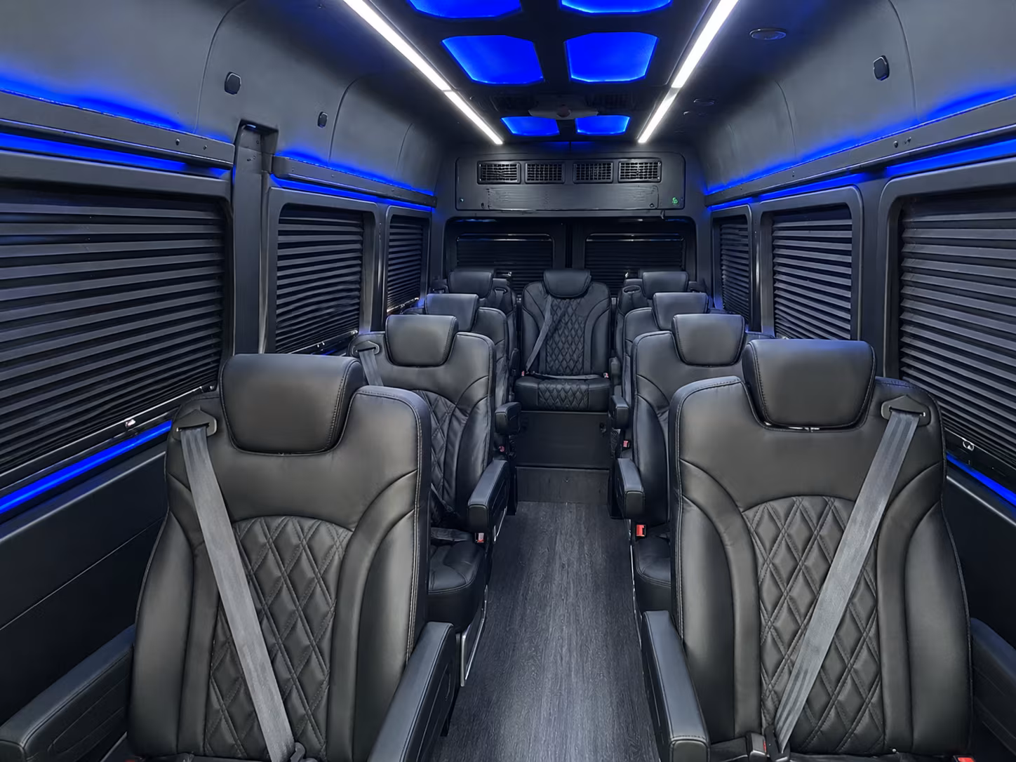 ontario 12 passenger sprinter van inside