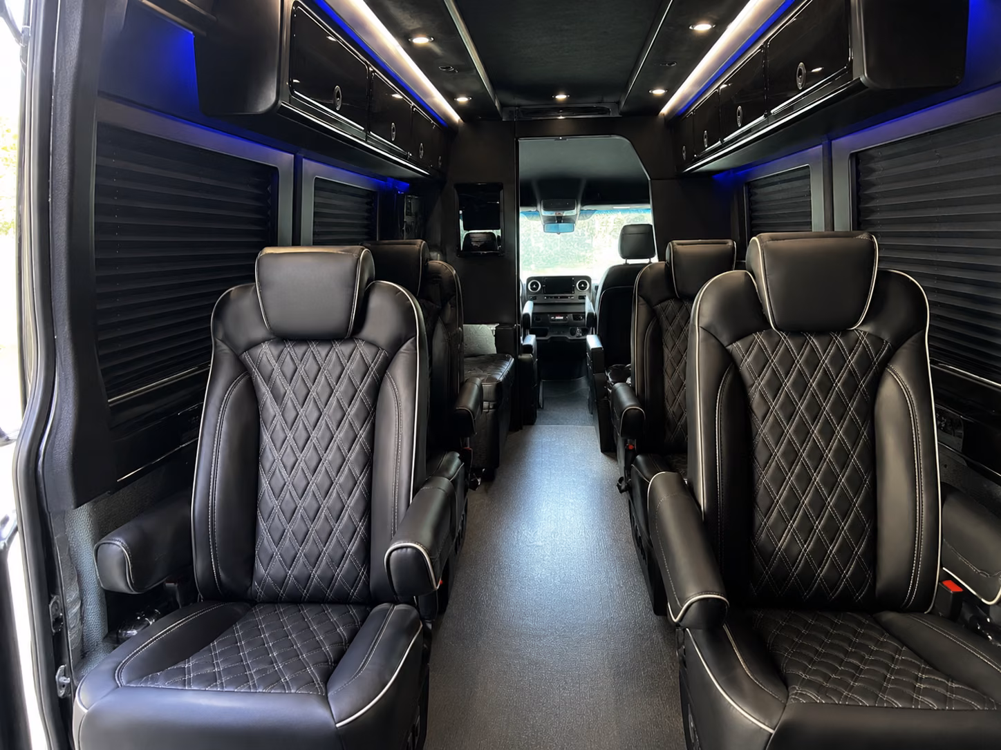 ontario 12 passenger sprinter van interior