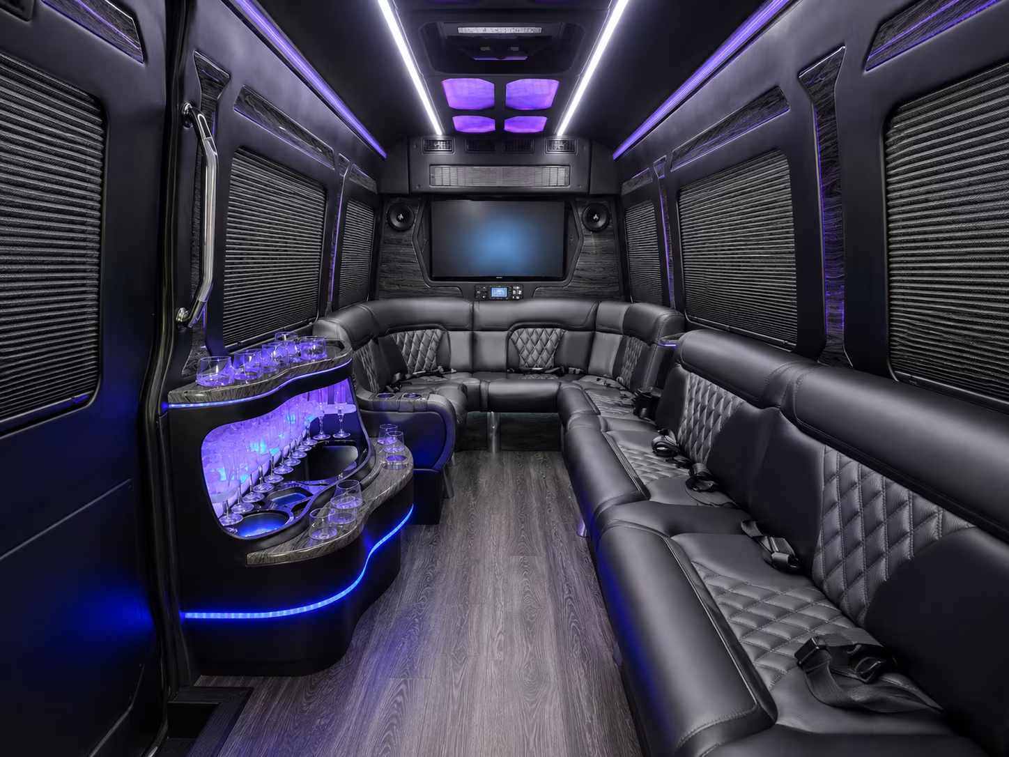 ontario sprinter limousine inside