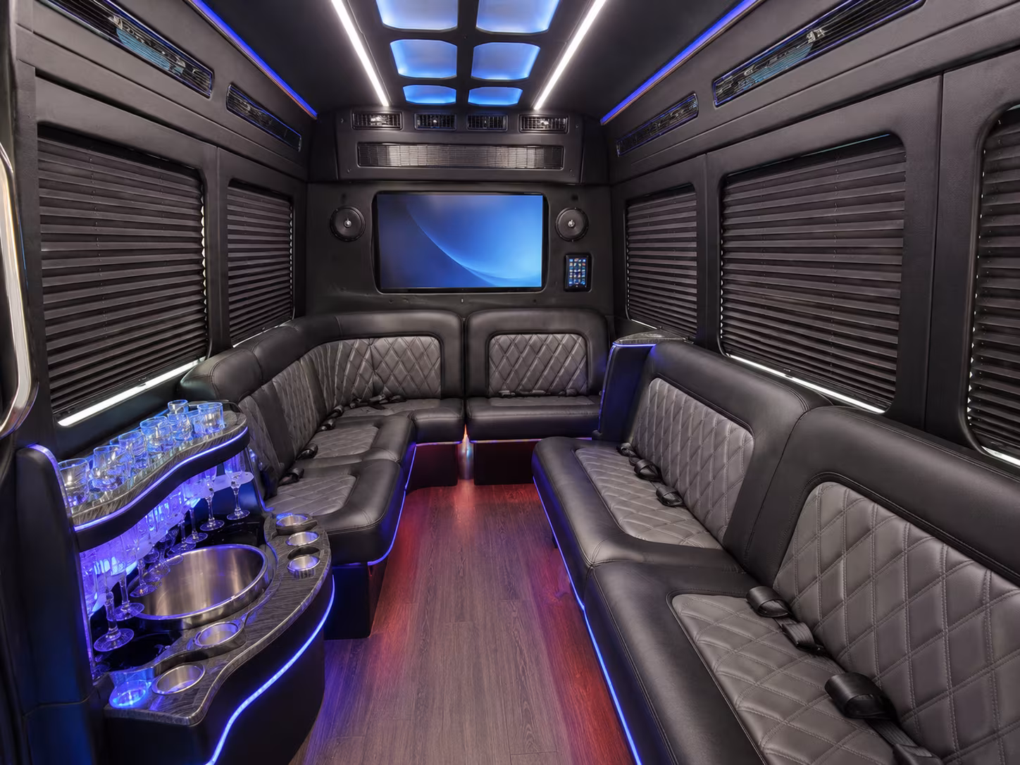 ontario sprinter limousine interior